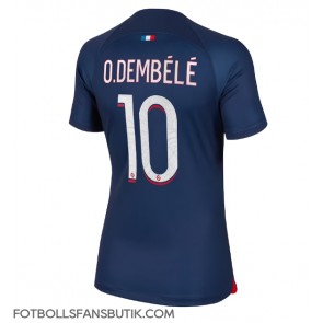 Paris Saint-Germain Ousmane Dembele #10 Replika Hemmatröja Damer 2023-24 Kortärmad